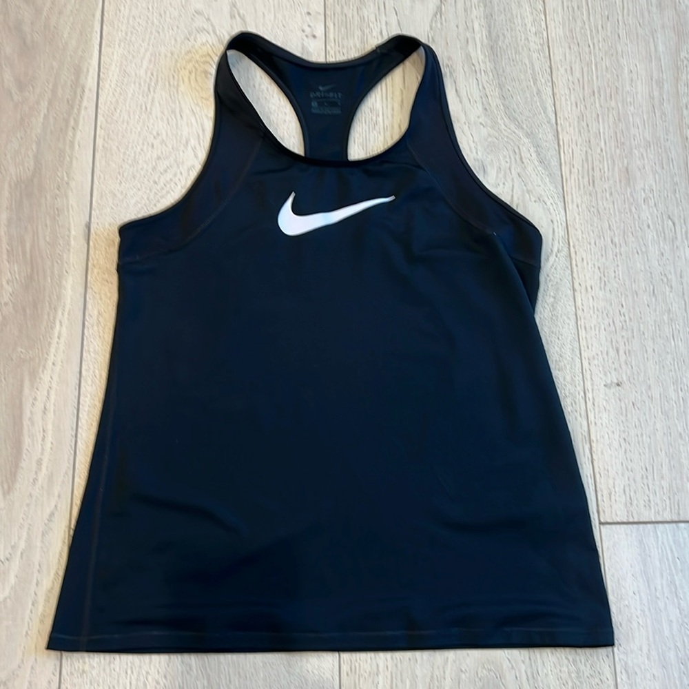 Nike Dri-Fit Racerback Tank in Black Size Medium